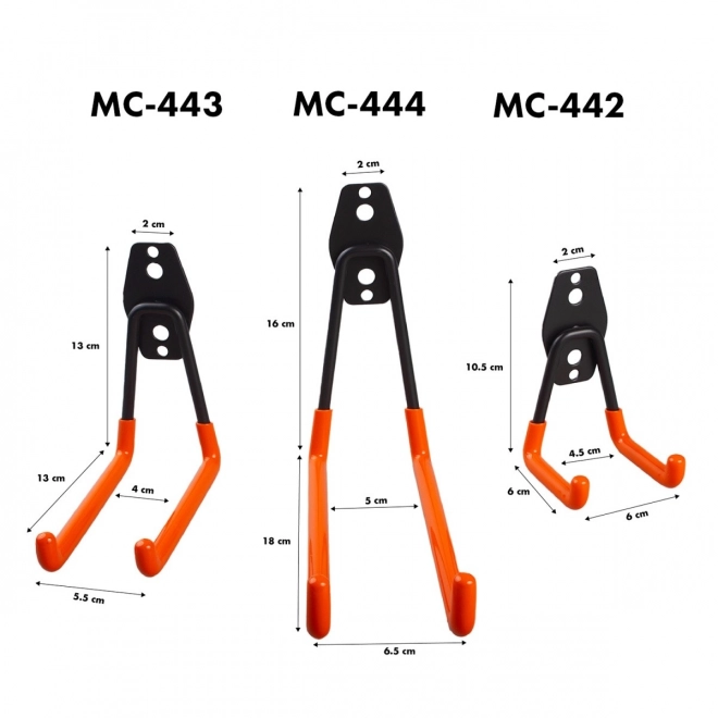 Support mural de garage 50 kg MC-443