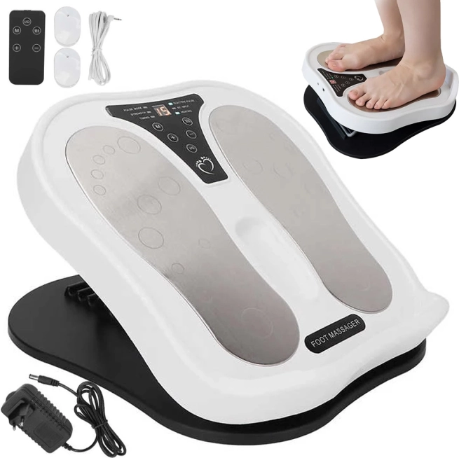 Appareil de massage des pieds avec électrostimulation EMS et chauffage