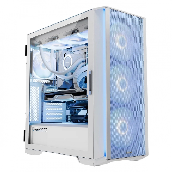 Boîtier d'ordinateur Horizon ARGB Flow Midi Blanc