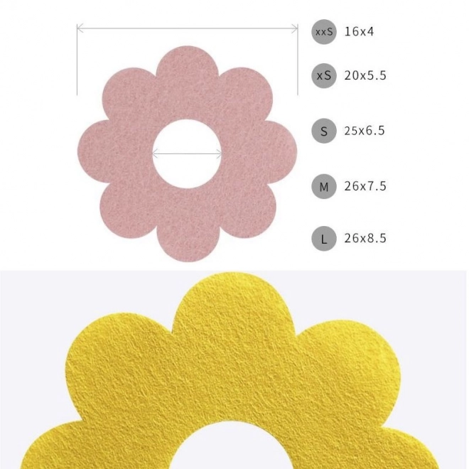 Collier de protection doux pour animaux - blanc, taille L