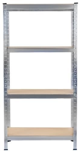 Étagère en métal avec 4 étagères 150x75x30 cm