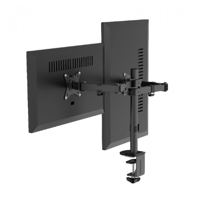 Support double pour moniteur réglable pour bureau