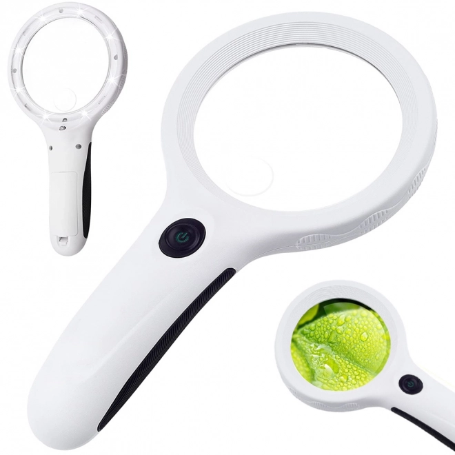 LENTILLE DE JOAILLIER 4x 8 LED UV