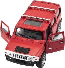 Finition métallique détaillée avec portes ouvrantes