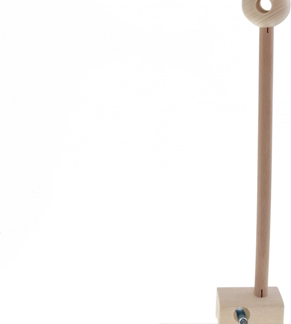 Hess support mobile en bois naturel