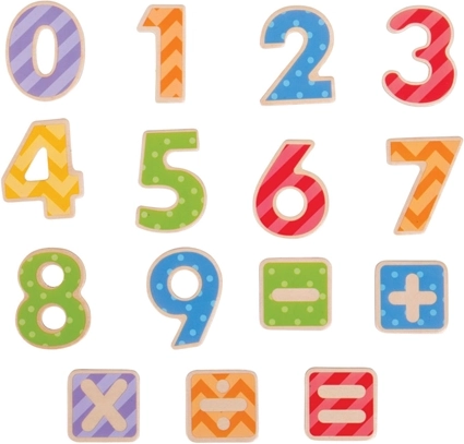 Chiffres magnétiques en bois Bigjigs Toys