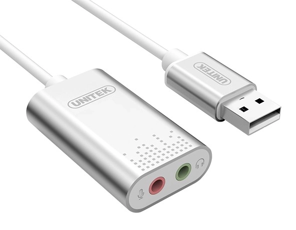 Carte son USB stéréo Unitek