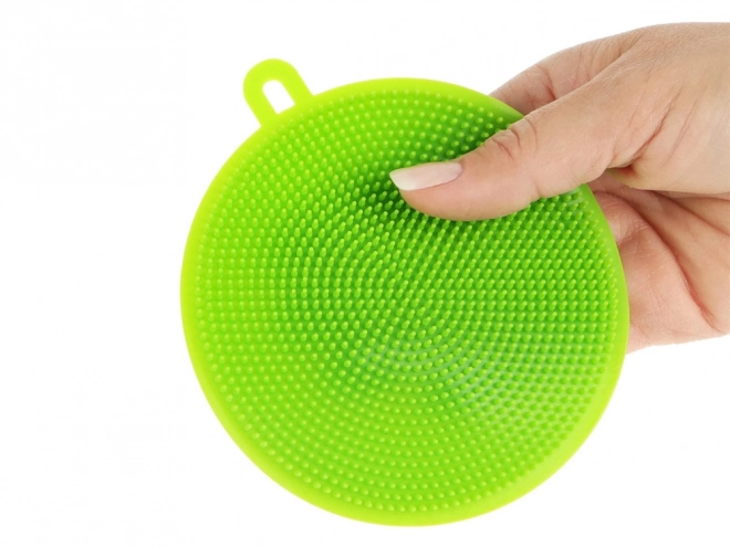 Éponge en silicone pour récurer la vaisselle et les légumes