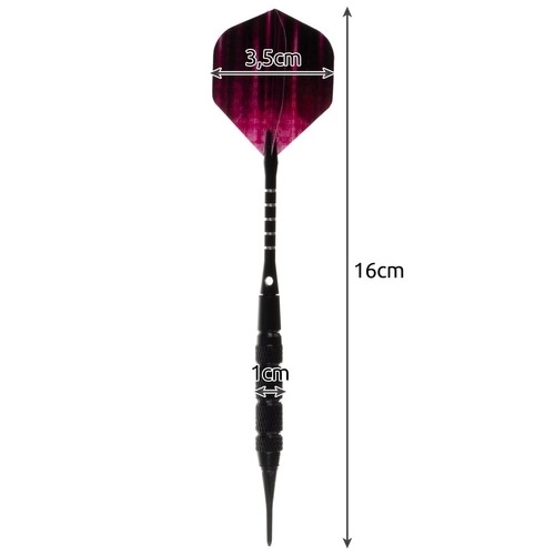 Sada 12 fléchettes + accessoires Trizand 21629