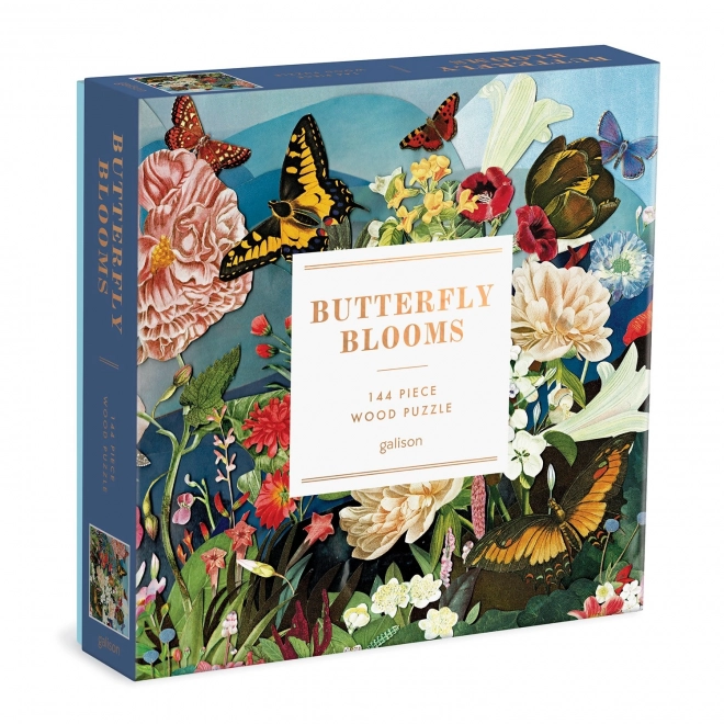 Galison puzzle en bois jardin des papillons