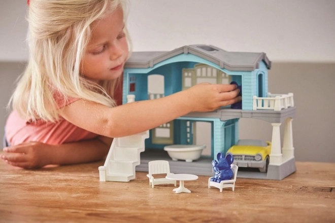 Maison de Poupée Green Toys Bleu