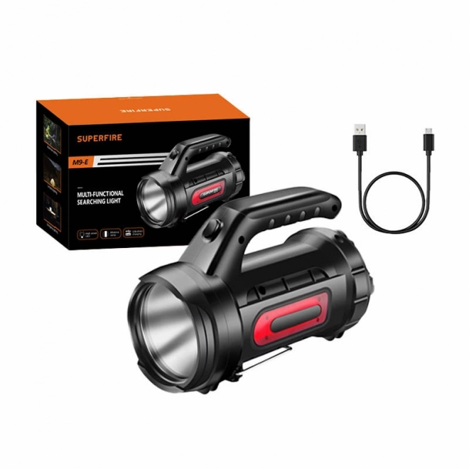 Lampe de poche Superfire M9-E, 900lm, USB