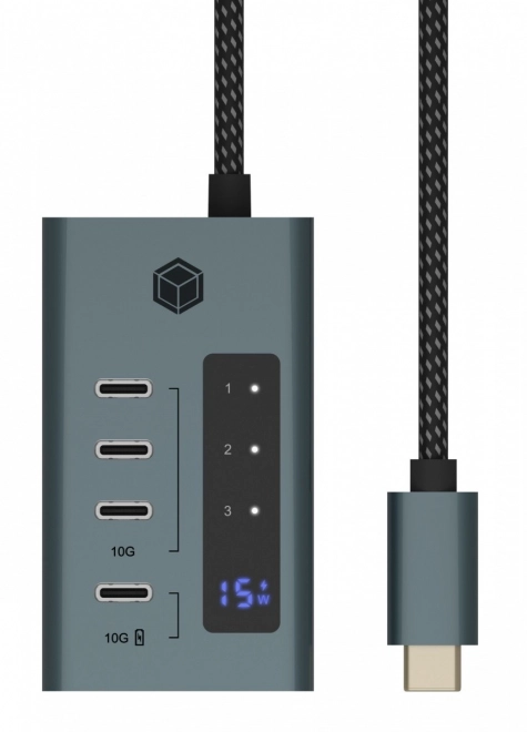 IB-HUB1454-C31 4 ports HUB type C avec 24W PSU