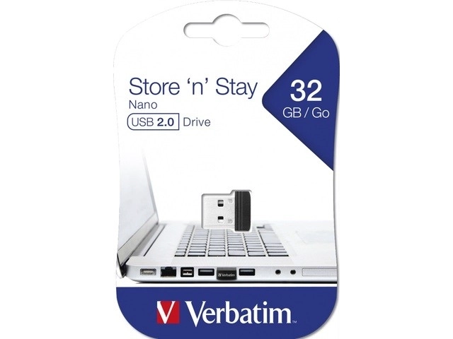 Clé USB Verbatim Store 'n' Stay Nano 32GB USB 2.0