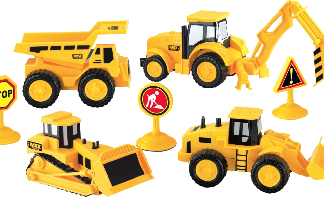 Ensemble de Machines de Construction à Volant d'Inertie