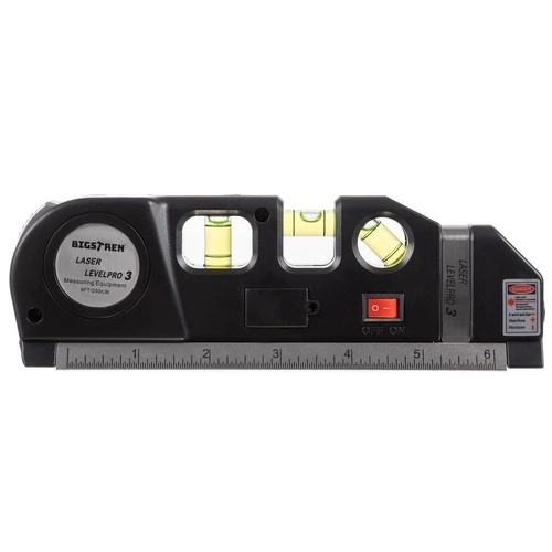 Niveau à bulle laser avec mesure 250 cm Bigstren 21747
