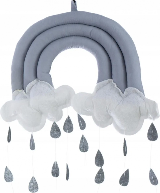 Coussin suspendu nuage – Gris