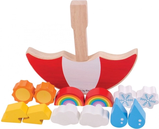 Pièces météo colorées pour apprendre en s’amusant