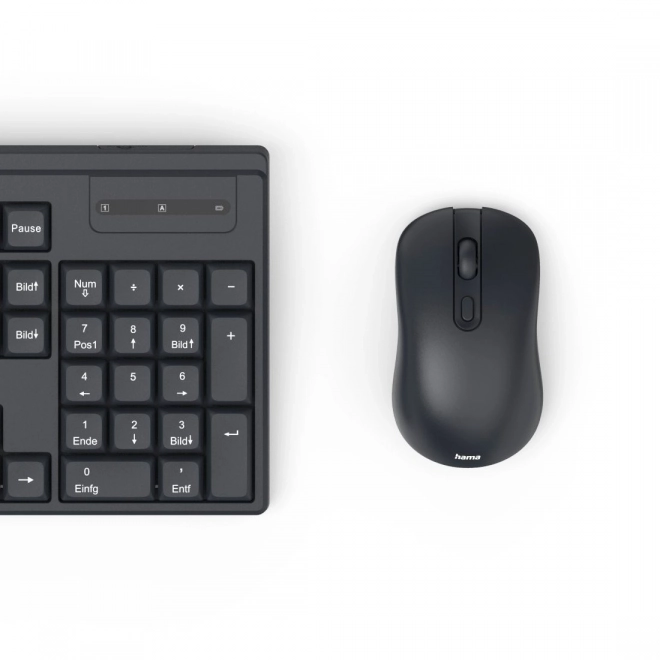 Clavier et souris sans fil Hama WKM-200 noir