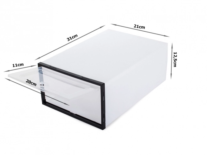 Organisateur de chaussures avec armoire rabattable
