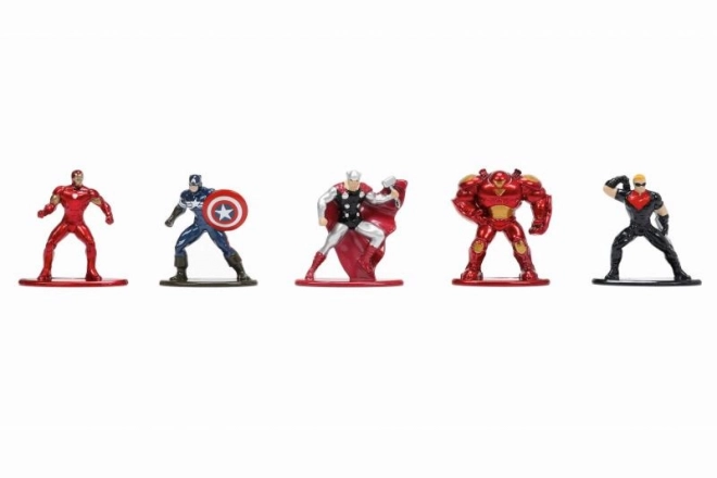 Figurines de collection Nano en métal de Marvel 20 pièces
