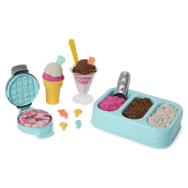 Sable cinétique parfumé glaces en boule