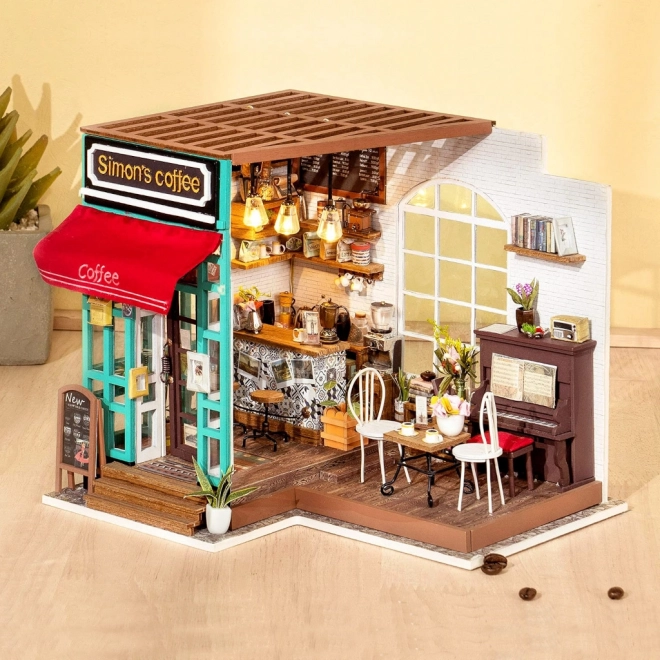 Café de Šimon - Café Miniature DIY dans une Maison de Poupée