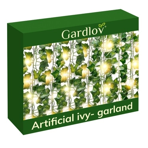 Lierre artificiel avec éclairage LED Gardlov