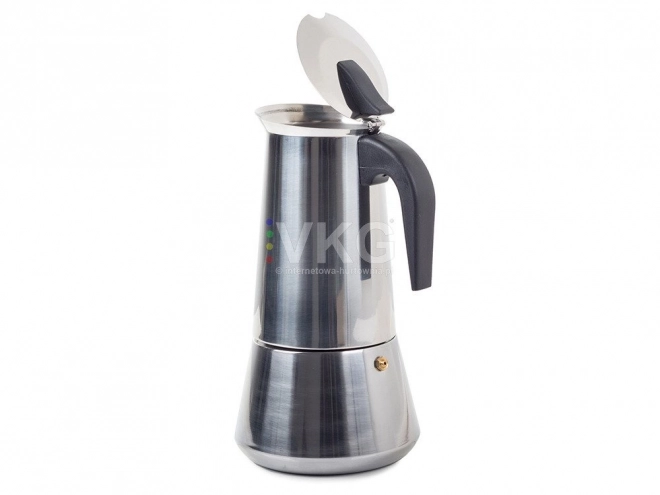 Cafetière italienne moka 12 tasses 600 ml acier inoxydable