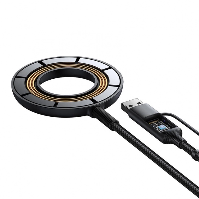 Chargeur magnétique Joyroom USB + USB-C