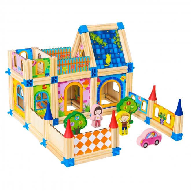 Blocs de construction en bois 6 en 1