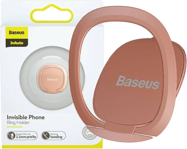 Support de téléphone invisible Baseus - rose doré