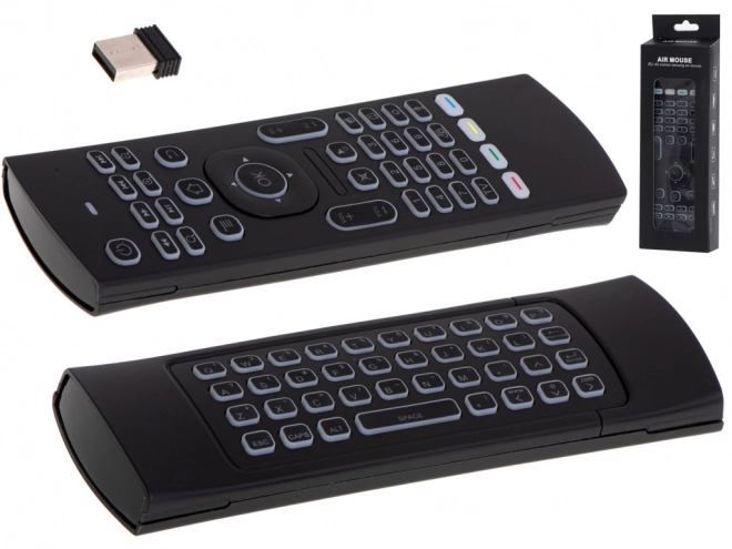 Télécommande multifonctionnelle avec clavier et souris pour Smart TV