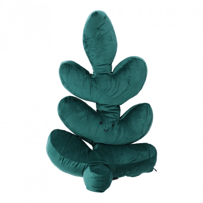 Coussin décoratif en peluche en forme de feuille – type 1