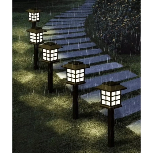 Lampes solaires de jardin LED – ensemble 6x maison