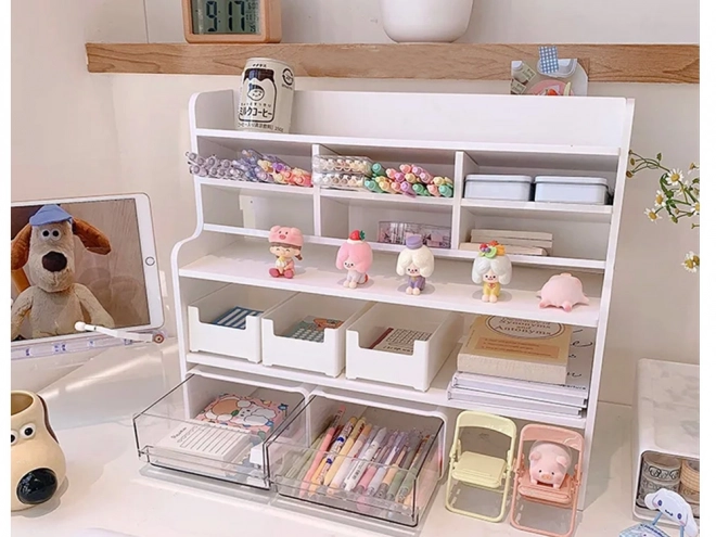 Organisateur de bureau avec étagères