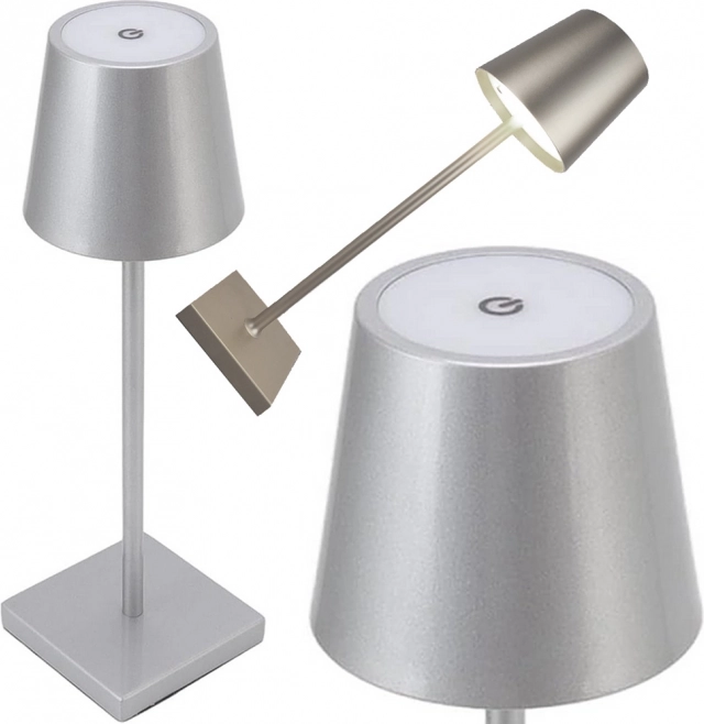 Lampe de table tactile avec luminosité réglable et trois nuances de lumière