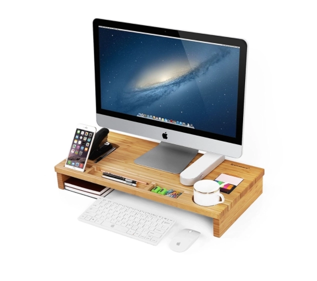 Support de moniteur - bambou