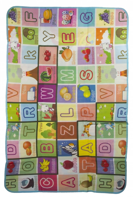 Tapis de jeu en mousse éducatif double face 180x120 cm