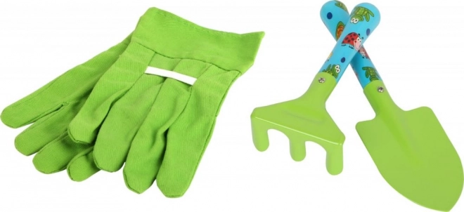 Petit pied Ensemble de jardinage avec brouette