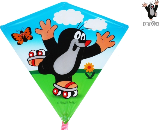 Cerf-volant TEDDIES – KRTEK en patins 68 × 73 cm