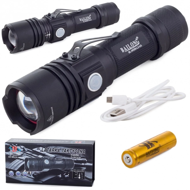 Lampe de poche tactique militaire avec LED Cree XM-L T6