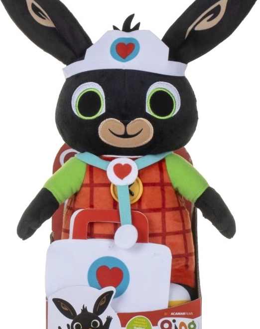 peluche docteur BING 33 cm