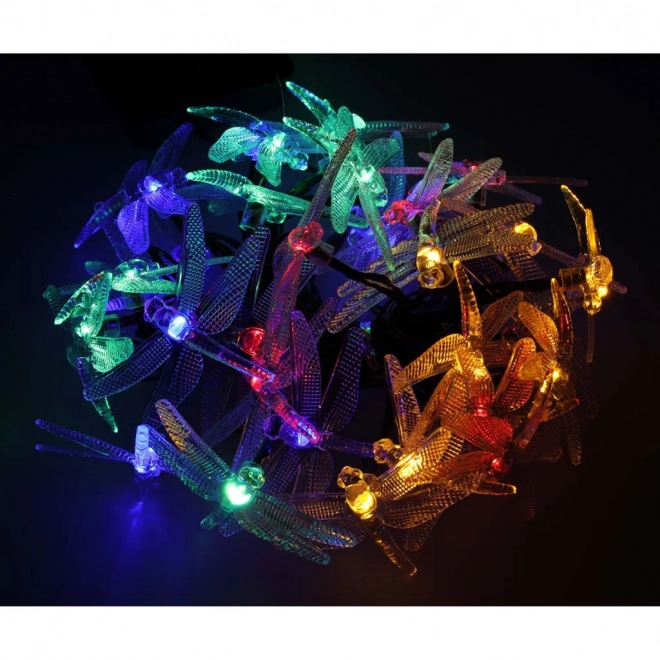 Éclairage de jardin solaire libellule 6,5 m 30LED multicolore
