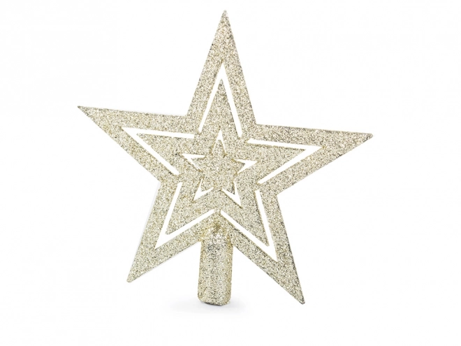 Ensemble de décorations de Noël 100 pièces avec étoiles dorées