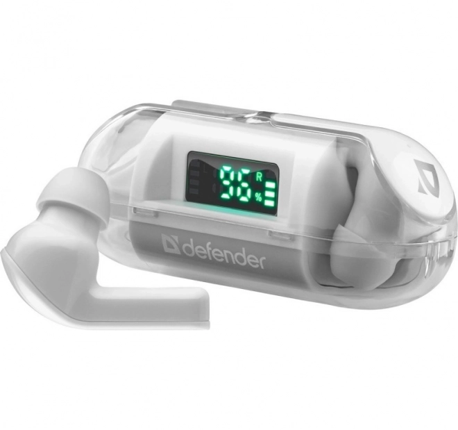 Écouteurs sans fil Twins 916 blanc avec microphone