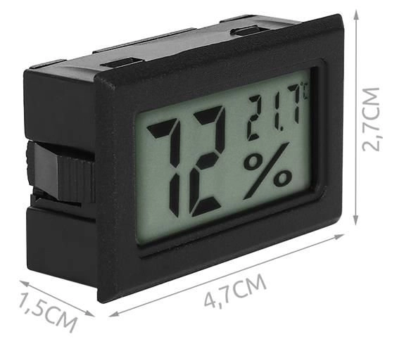 Thermomètre et hygromètre numérique 2 en 1