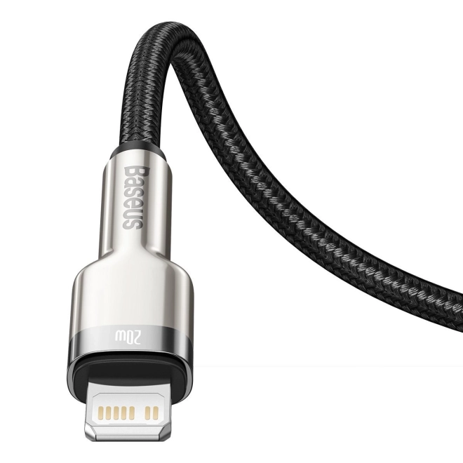 Baseus USB-C vers Lightning câble Cafule 20W, 2m noir