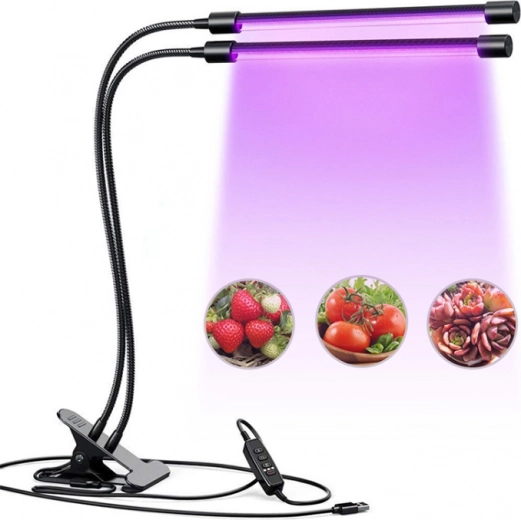 Bras double flexible pour un éclairage précis