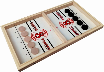 Hockey sur table en bois 55,5x29,5 cm